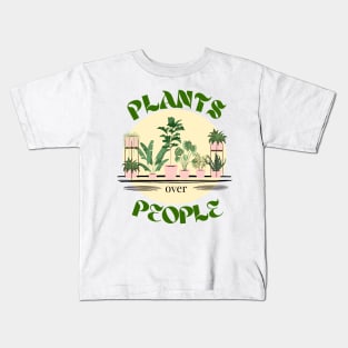 Plants Over People Kids T-Shirt